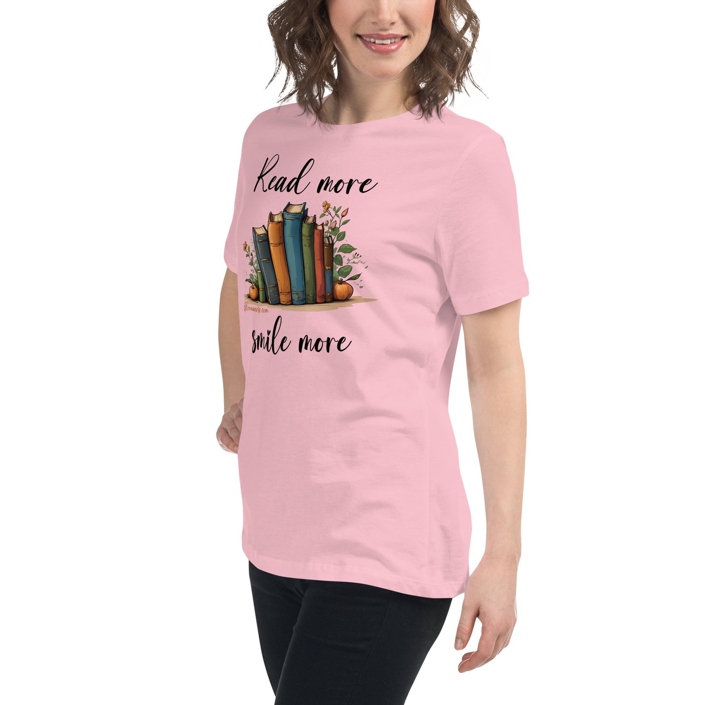Read more, smile more - tricou femei