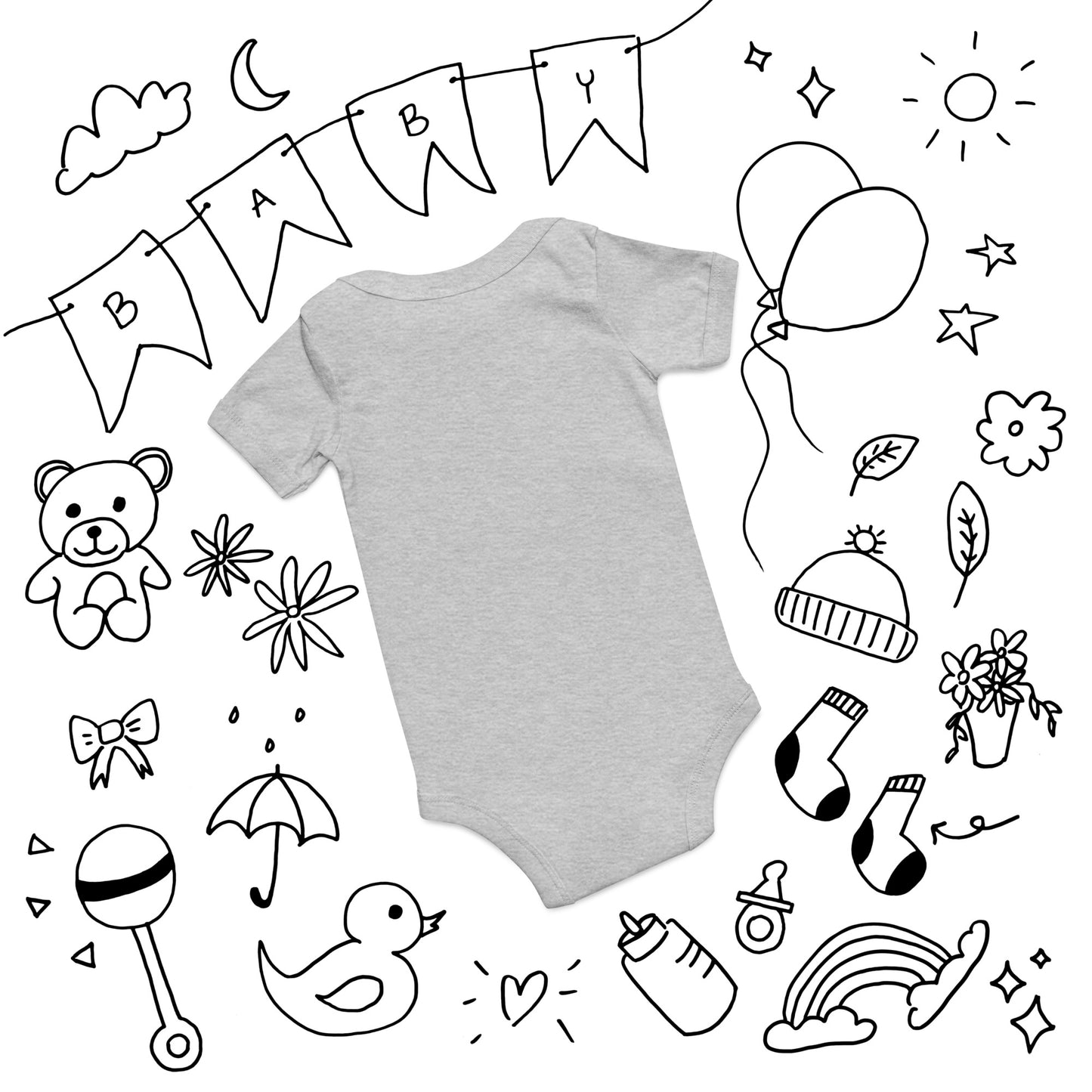 Dragostea Bebe - Baby short sleeve one piece