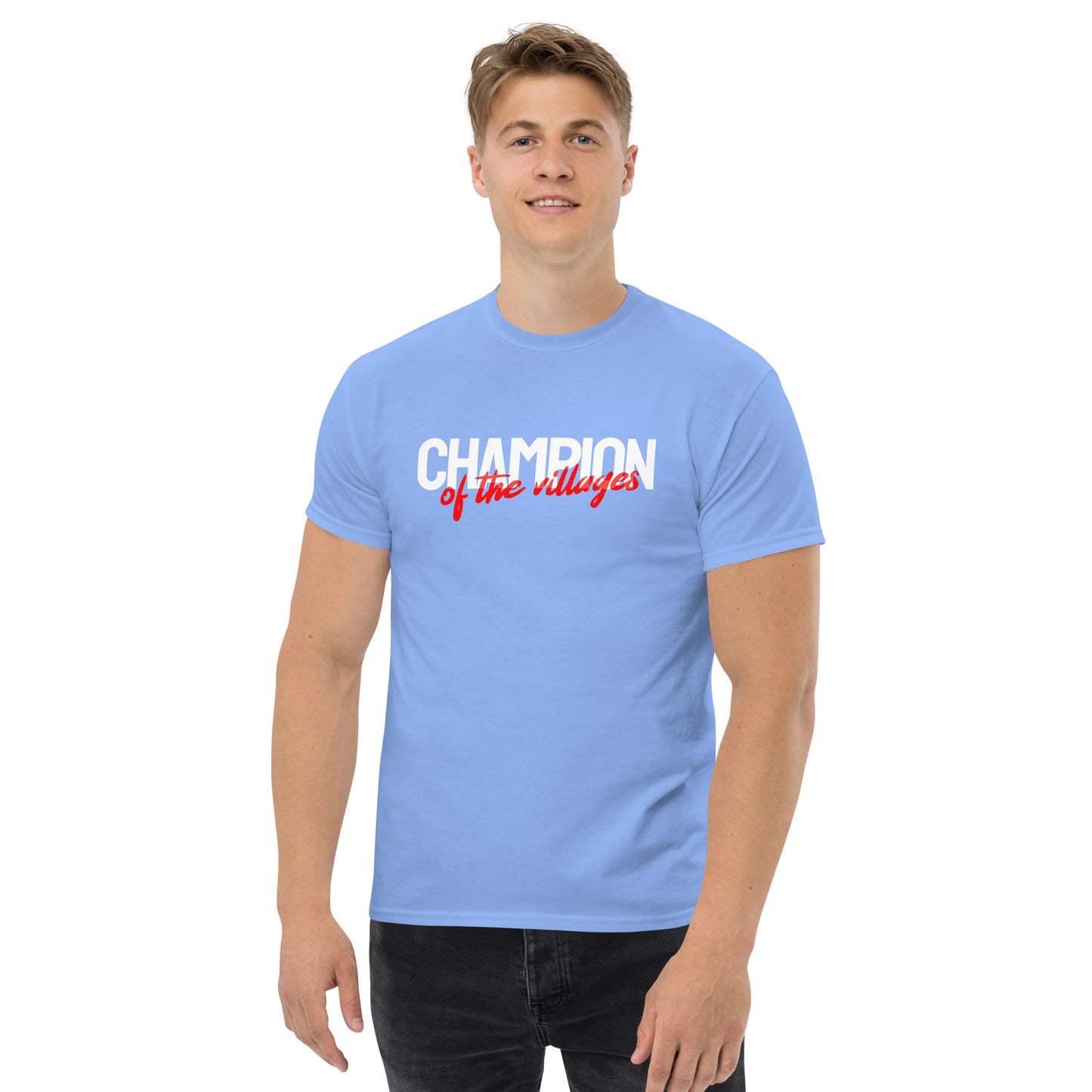 Champion of the villages - Tricou barbati amuzant