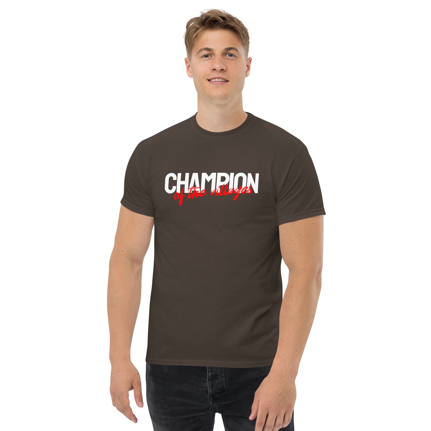 Champion of the villages - Tricou barbati amuzant