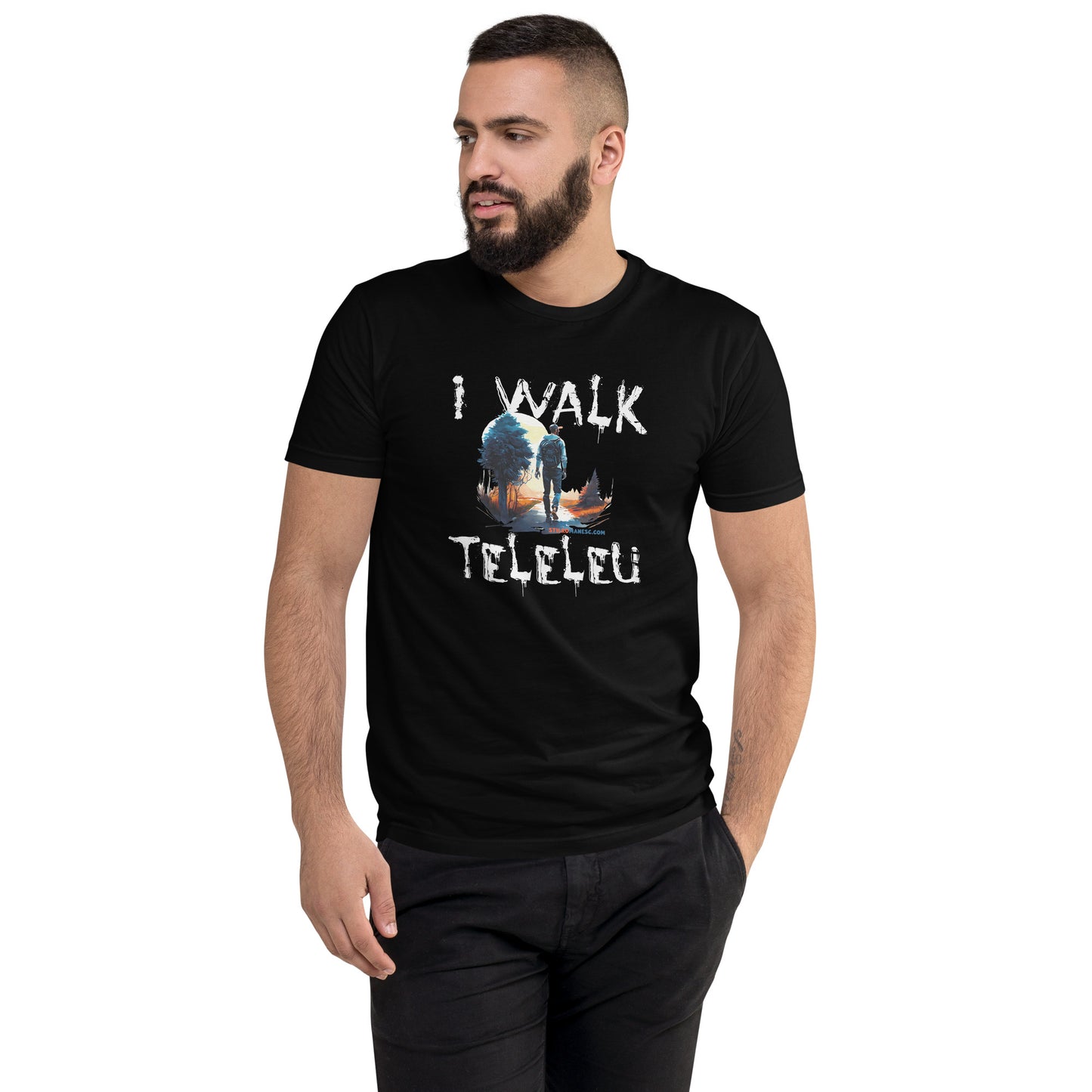 I walk teleleu / Umblu teleleu - Tricou Barbati