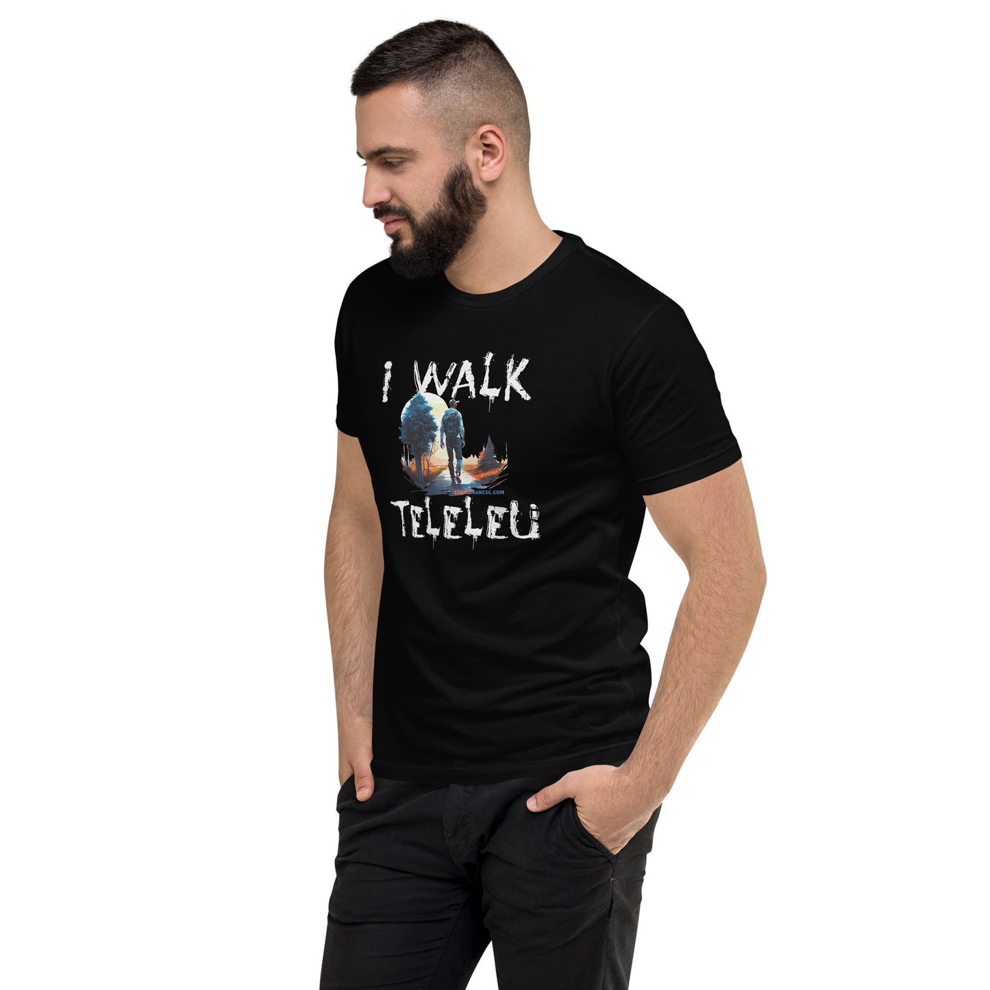 I walk teleleu / Umblu teleleu - Tricou Barbati