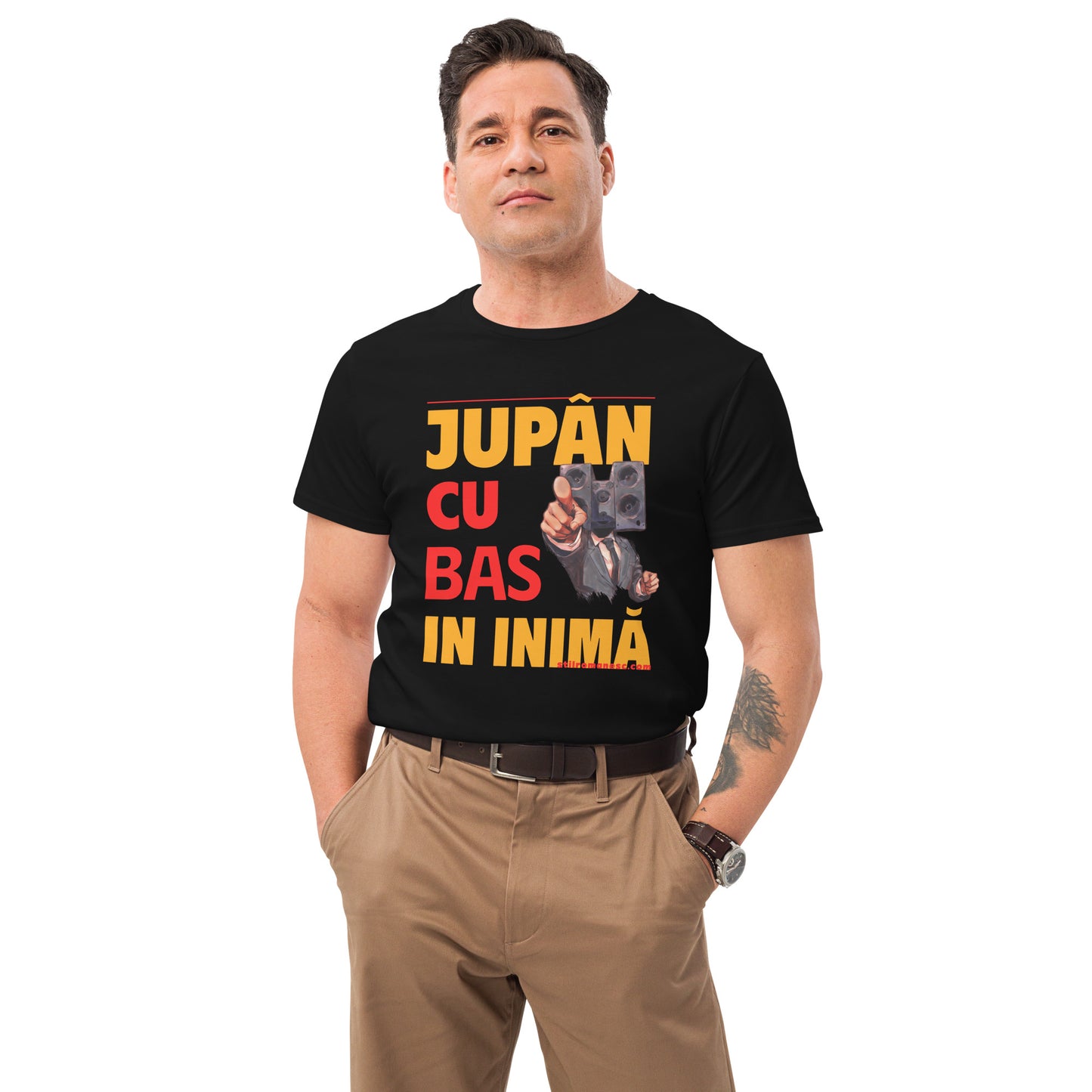 JUPAN CU BAS IN INIMA - Tricou premium barbati