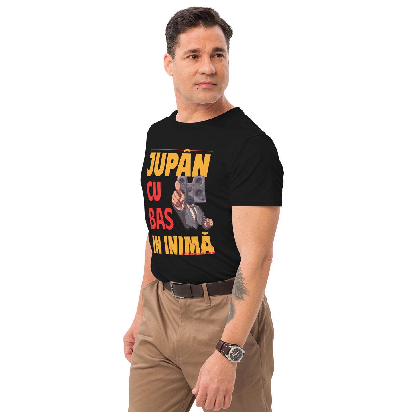 JUPAN CU BAS IN INIMA - Tricou premium barbati