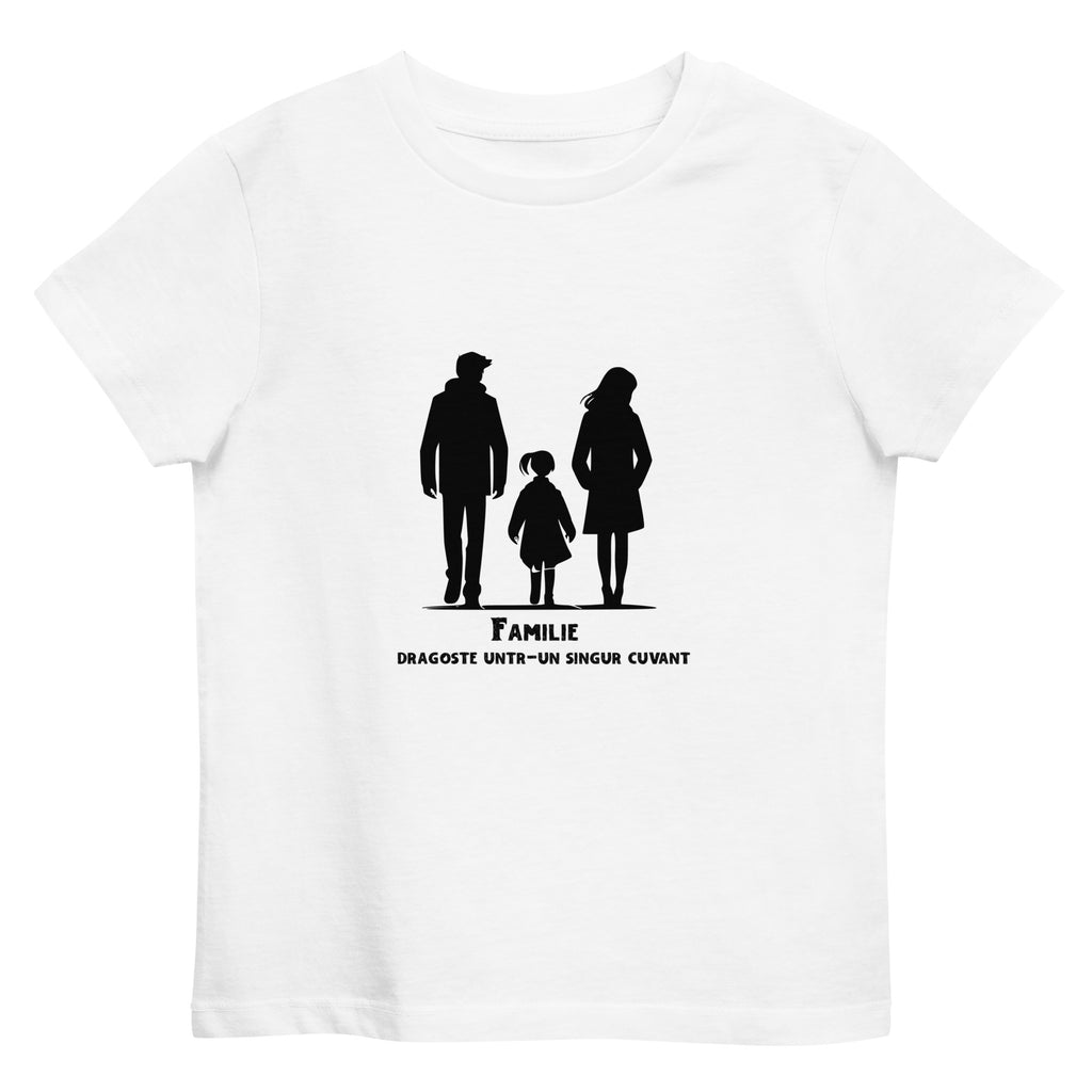 Familie Dragoste Intr-un singur cuvant - Tricou copii