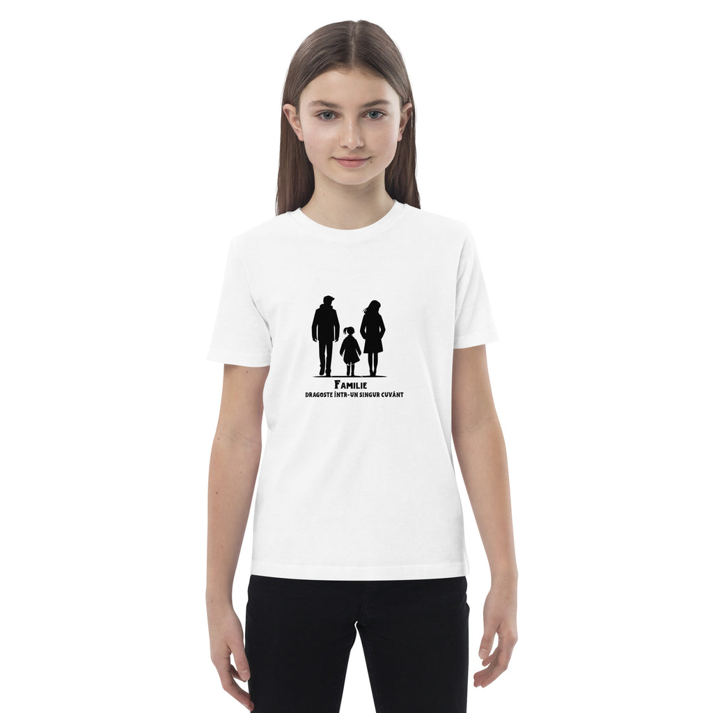 Familie Dragoste Intr-un singur cuvant - Tricou copii