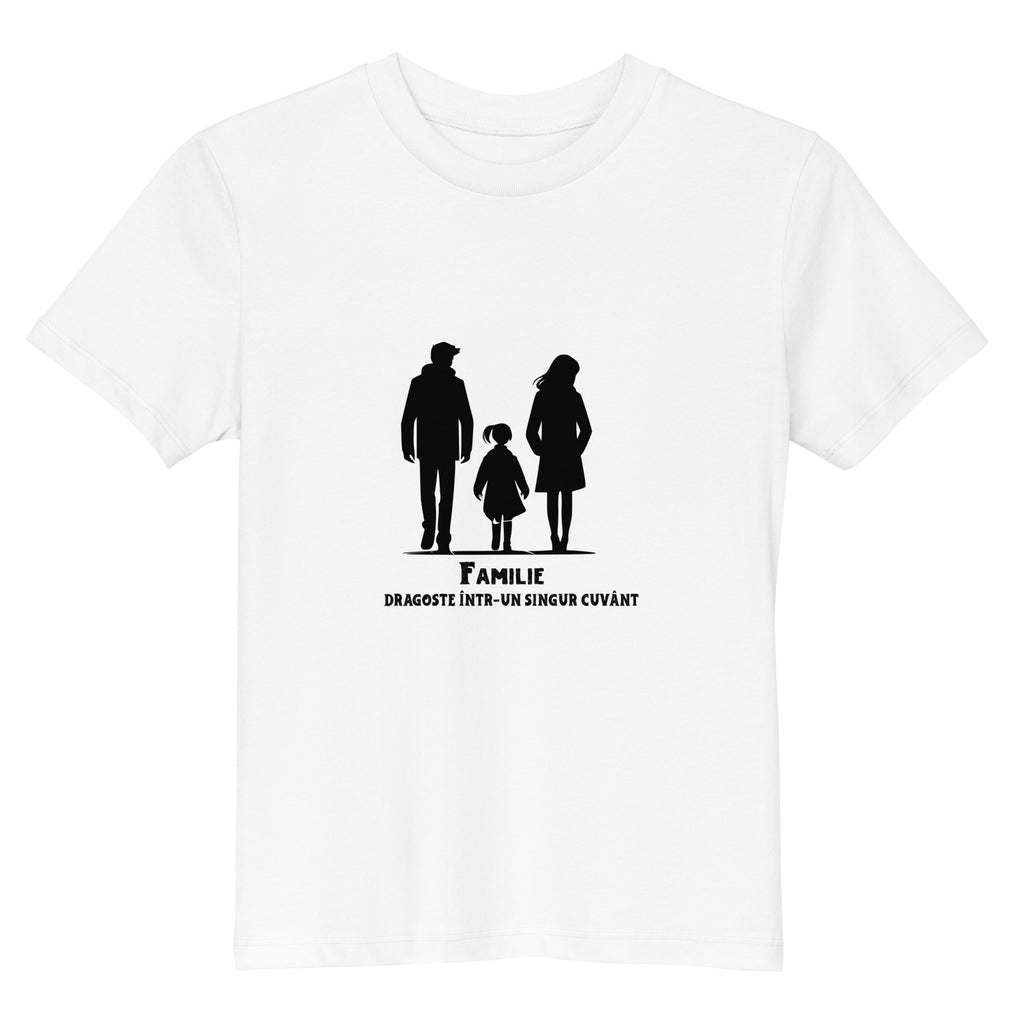 Familie Dragoste Intr-un singur cuvant - Tricou copii