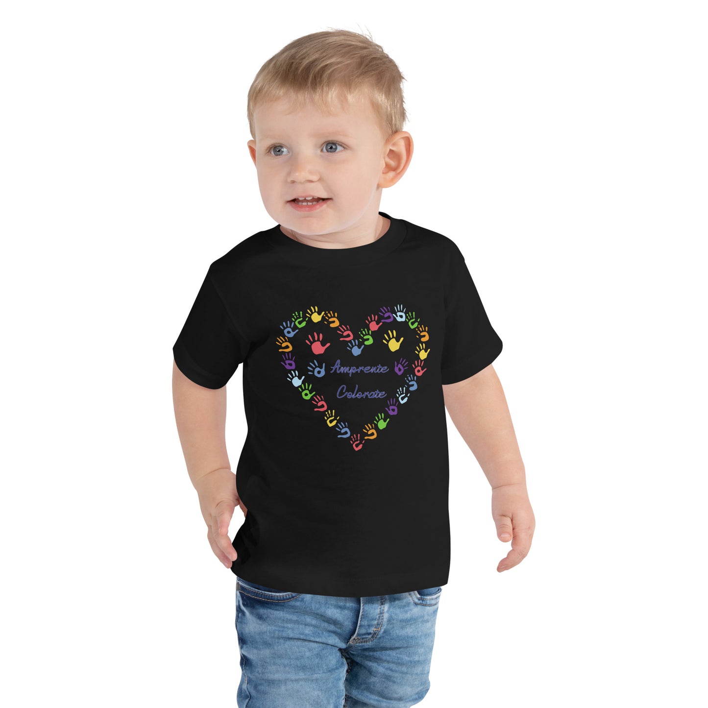 Amprente Colorate - Tricou Copii - Toddler Short Sleeve Tee