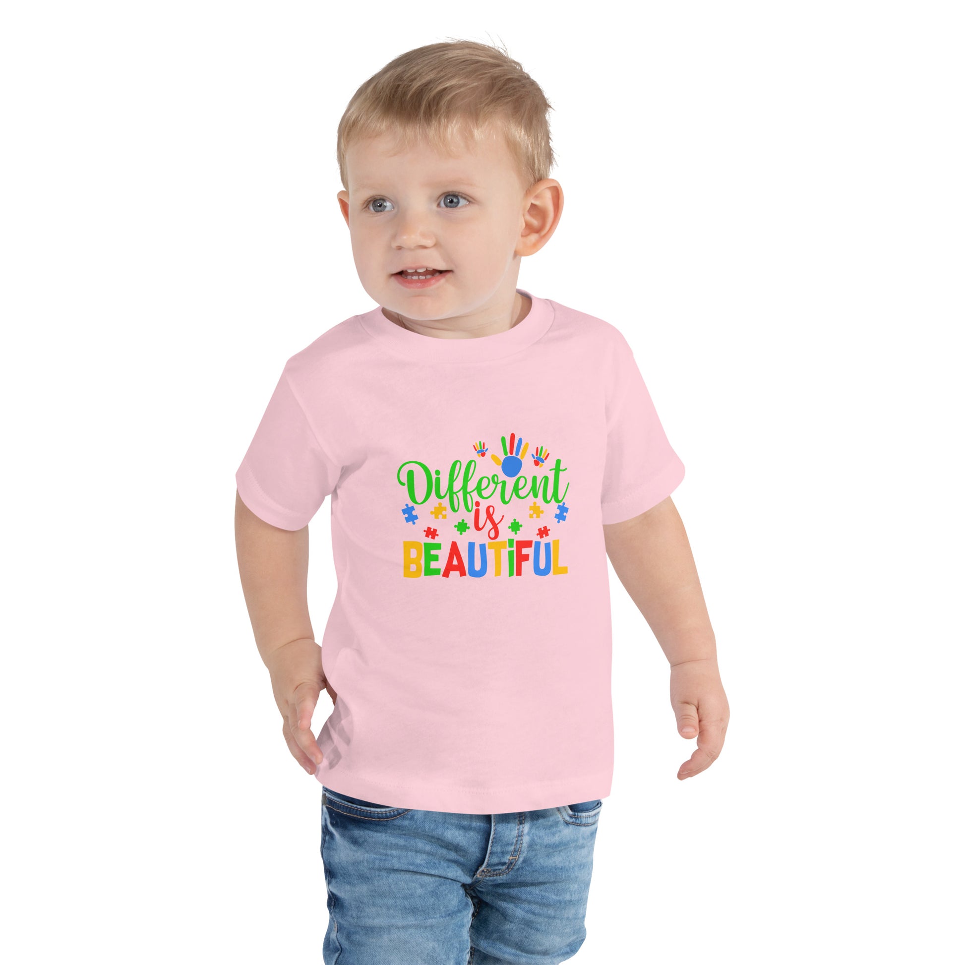 Diffrent is Beautiful - Tricouri Copii -Toddler Short Sleeve Tee