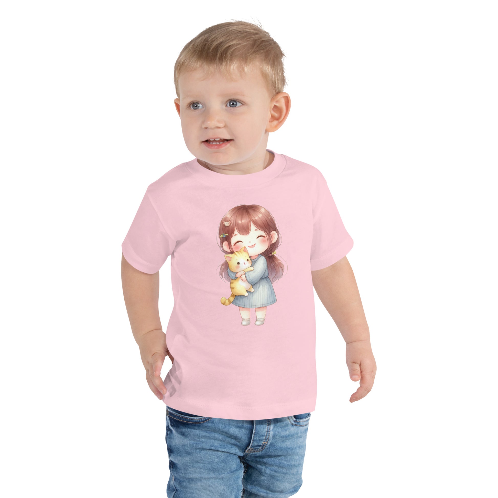 Fetita si Pisicuta - Toddler Short Sleeve Tee