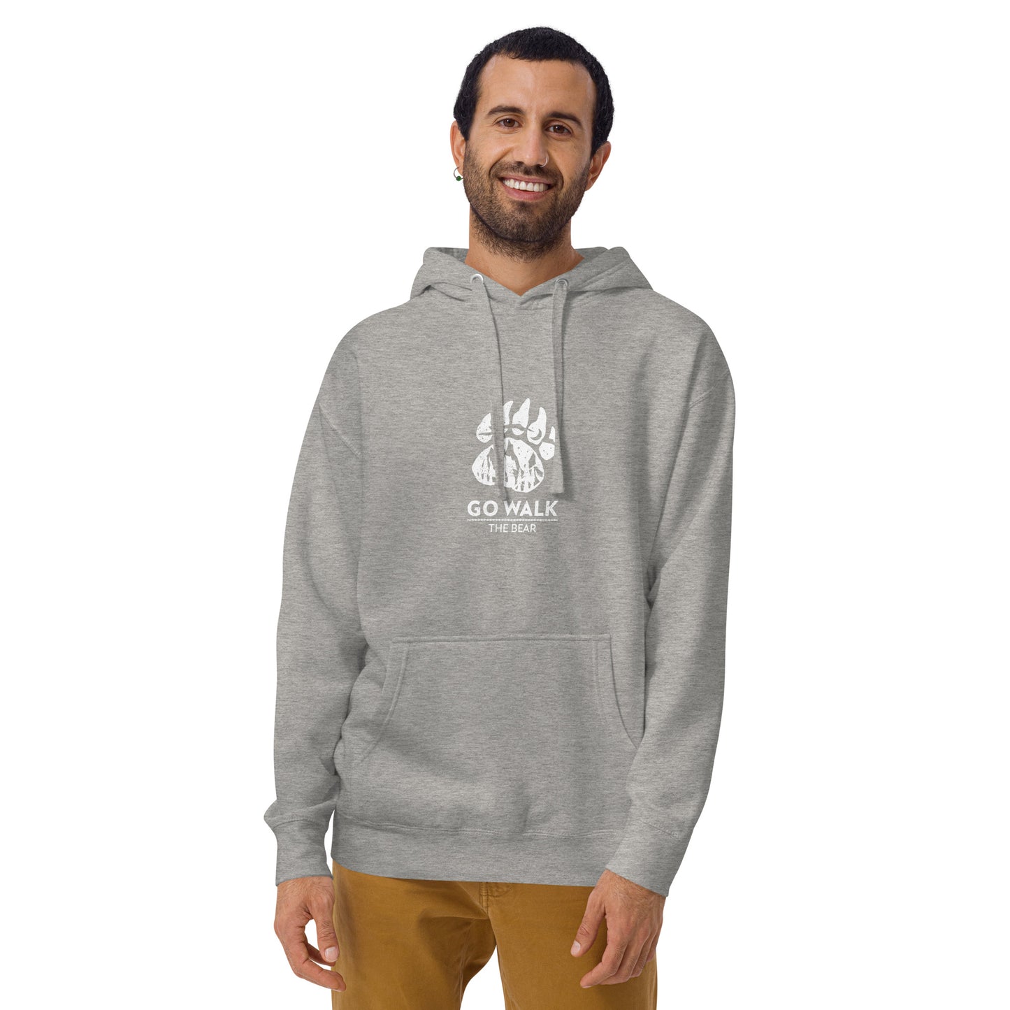 Go walk the bear - Hoodie pentru Barbati