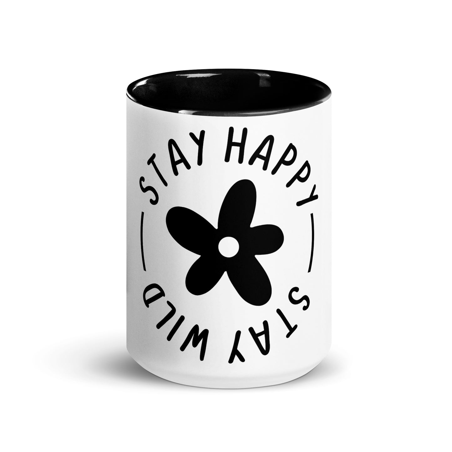 Stay Happy Stay Wild - Cana Mug with Color Inside