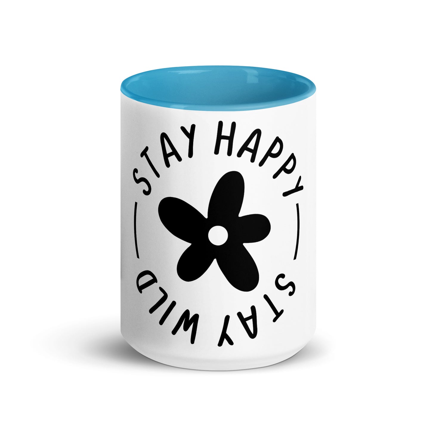 Stay Happy Stay Wild - Cana Mug with Color Inside