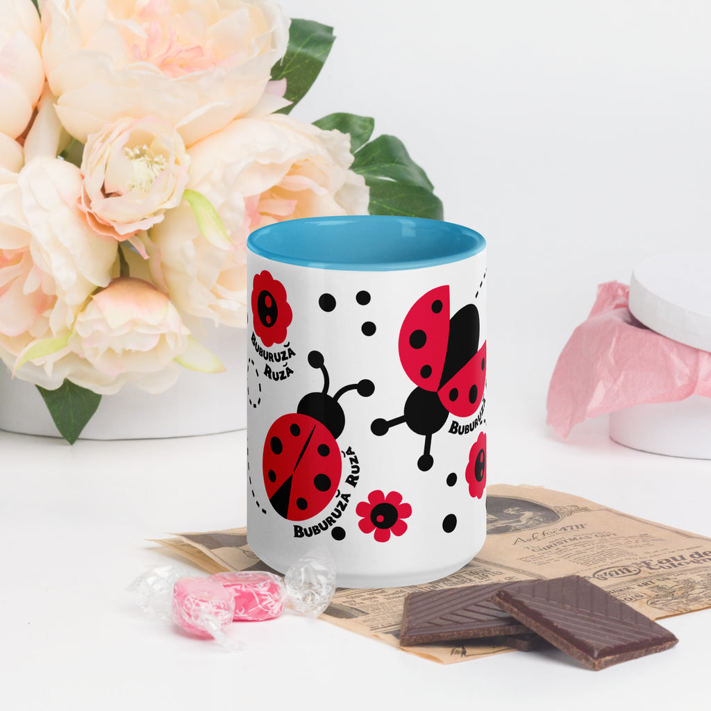 Cana Buburuza Ruza - Mug with Color Inside