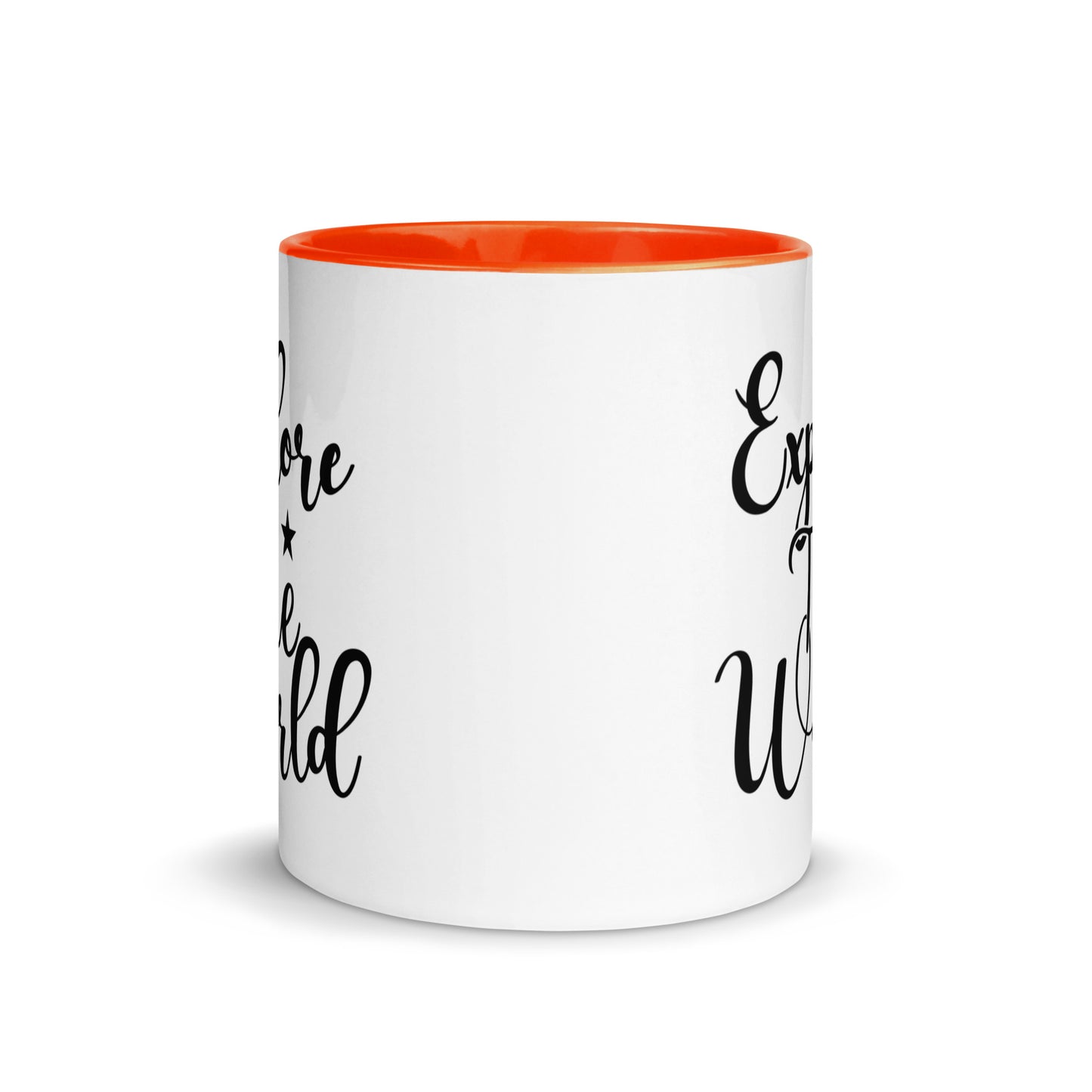 Explore the world Cana Mug with Color Inside