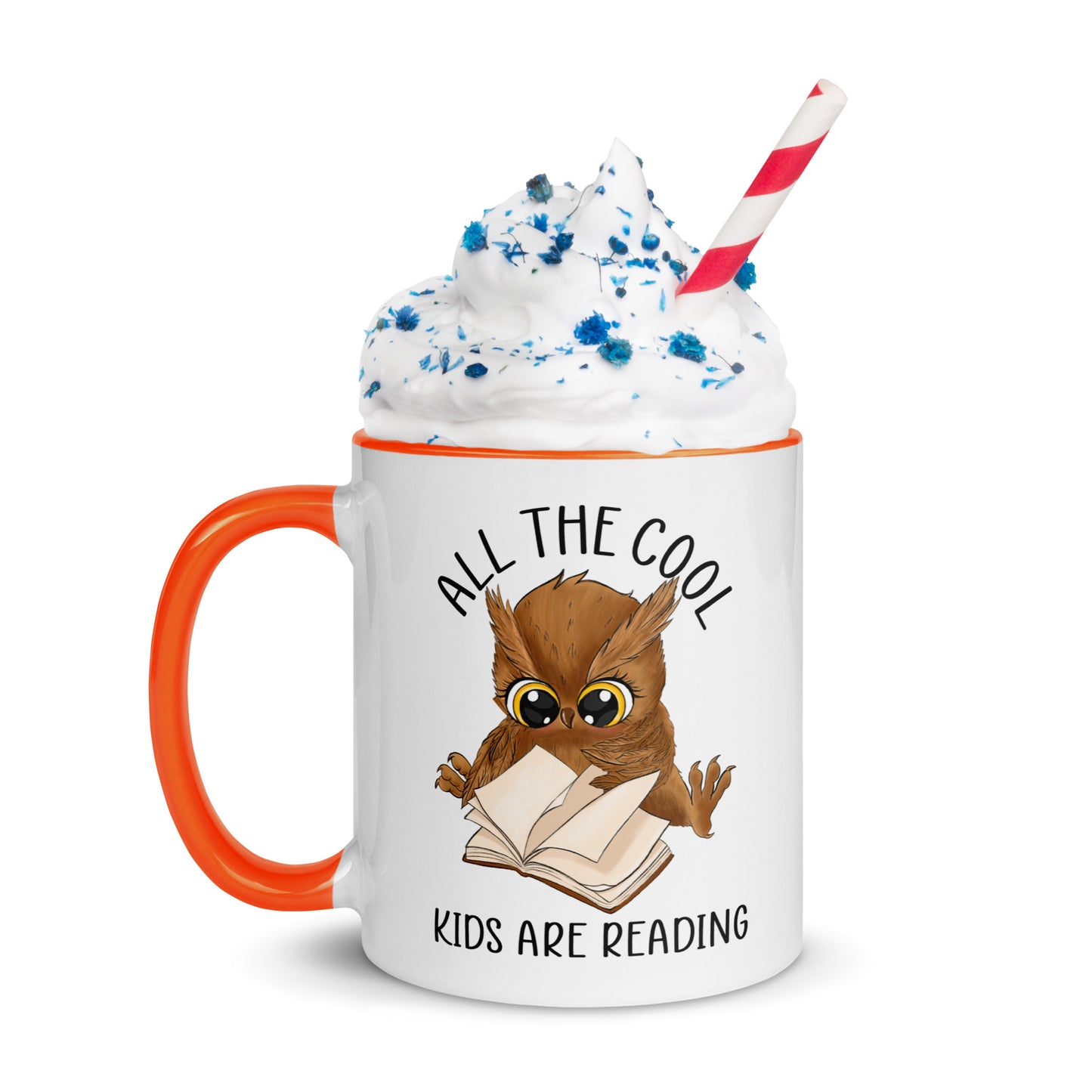 All the cool kids are reading - Mug with Color Inside