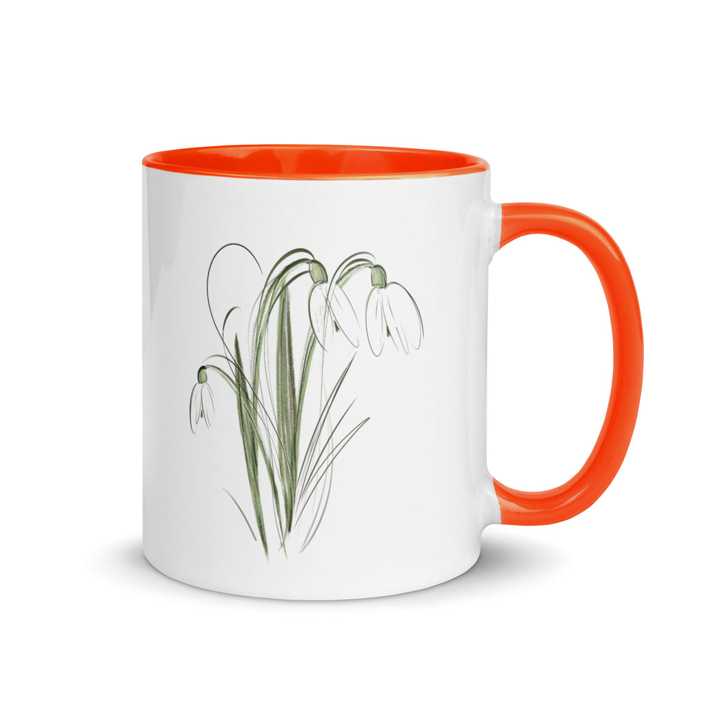 Ghiocei Vestitori Ai Primaverii - Mug with Color Inside