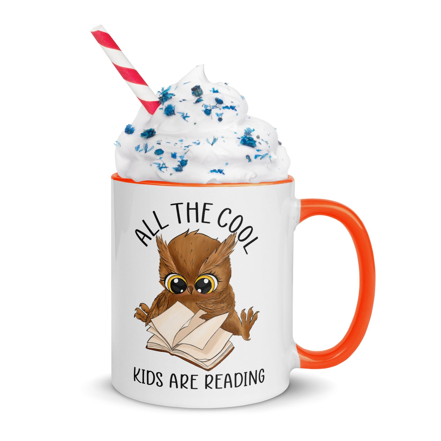 All the cool kids are reading - Mug with Color Inside