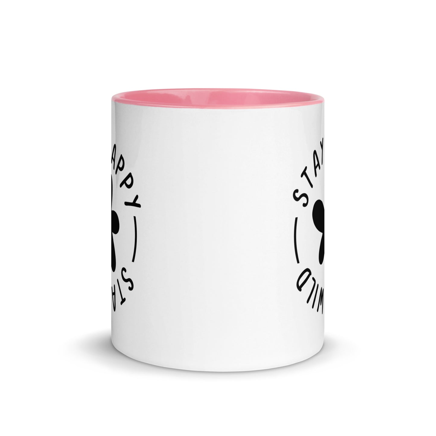 Stay Happy Stay Wild - Cana Mug with Color Inside