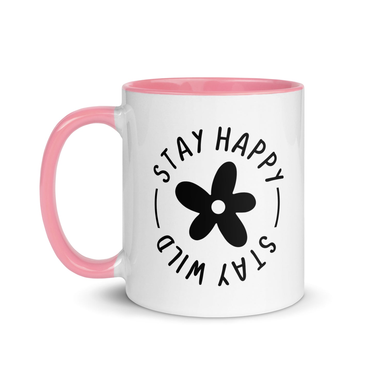 Stay Happy Stay Wild - Cana Mug with Color Inside