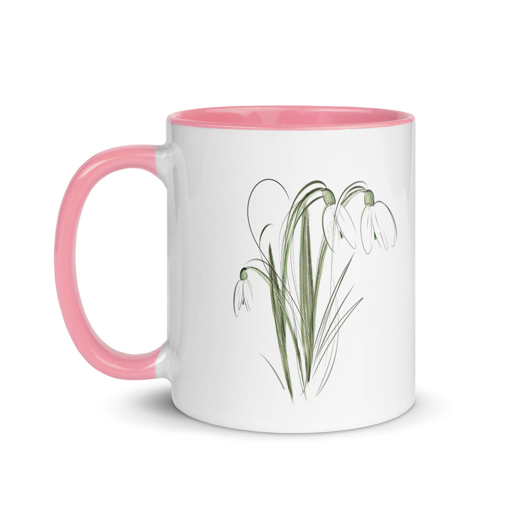 Ghiocei Vestitori Ai Primaverii - Mug with Color Inside