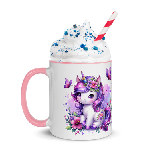 Cana cu Unicorn - Mug with Color Inside