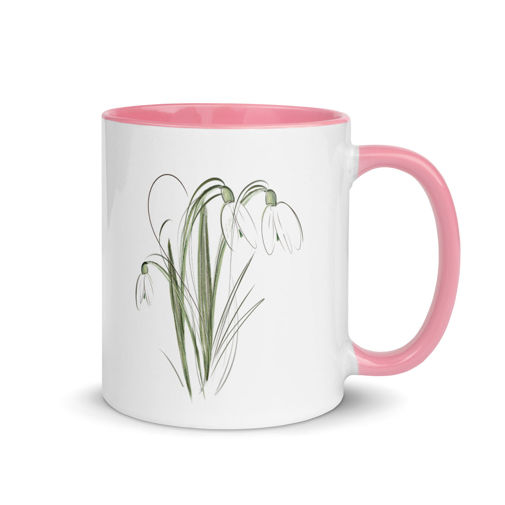 Ghiocei Vestitori Ai Primaverii - Mug with Color Inside