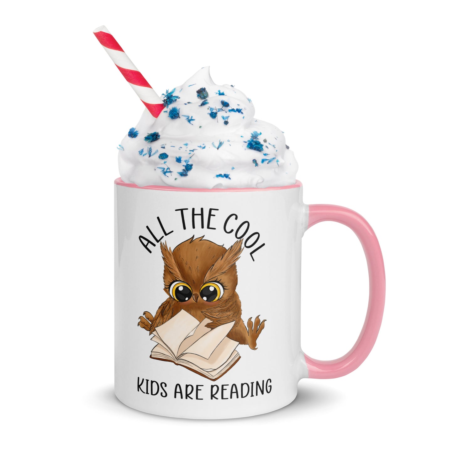 All the cool kids are reading - Mug with Color Inside