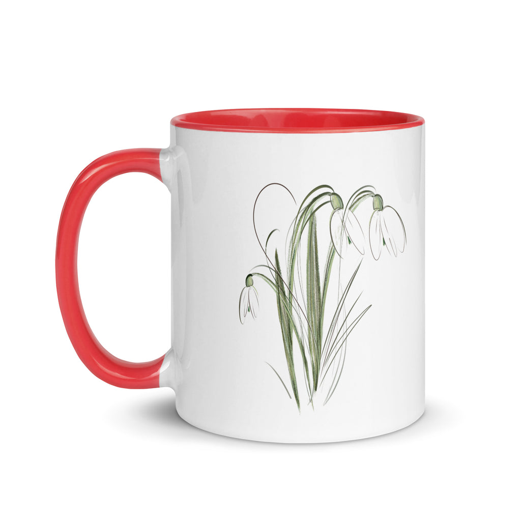 Ghiocei Vestitori Ai Primaverii - Mug with Color Inside