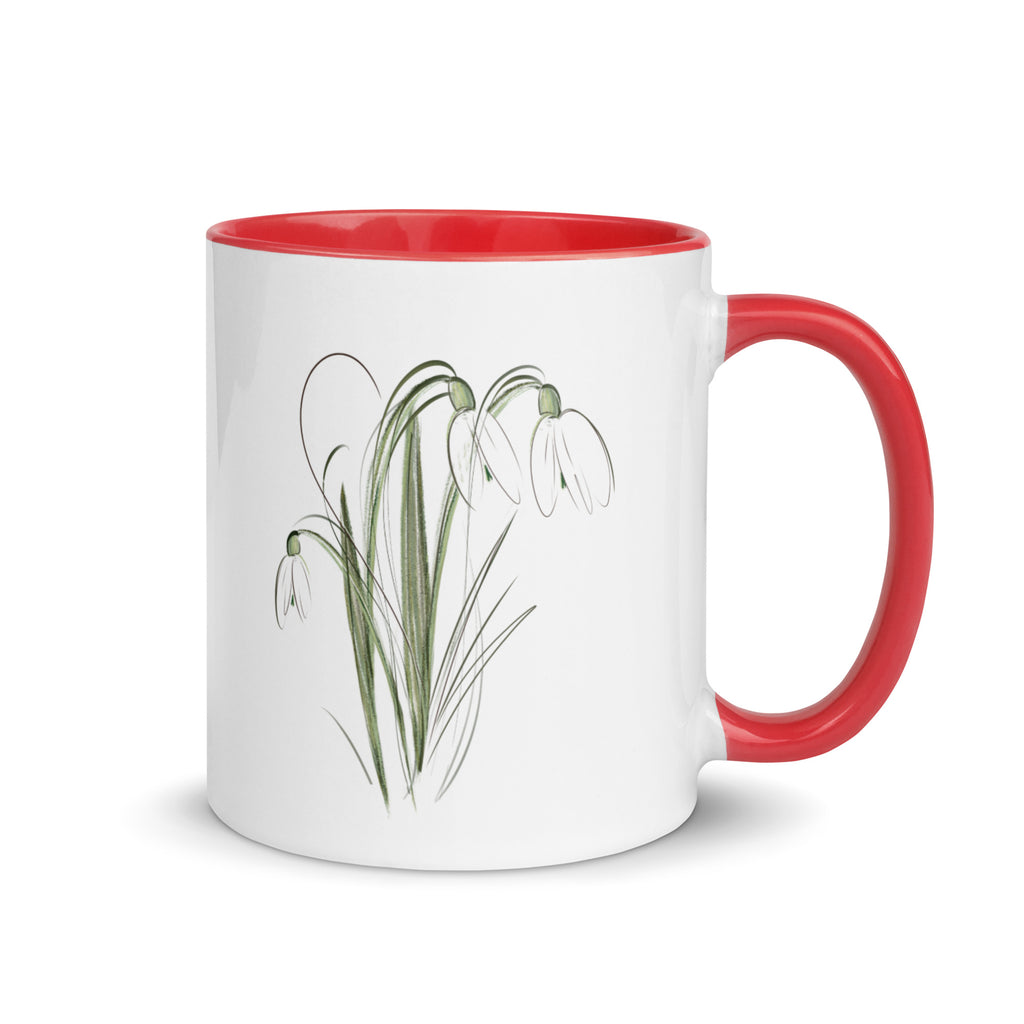 Ghiocei Vestitori Ai Primaverii - Mug with Color Inside