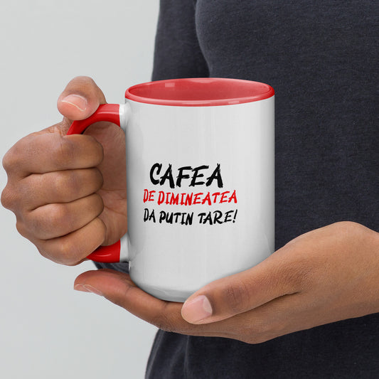 Cafea de dimineata da tare - cana