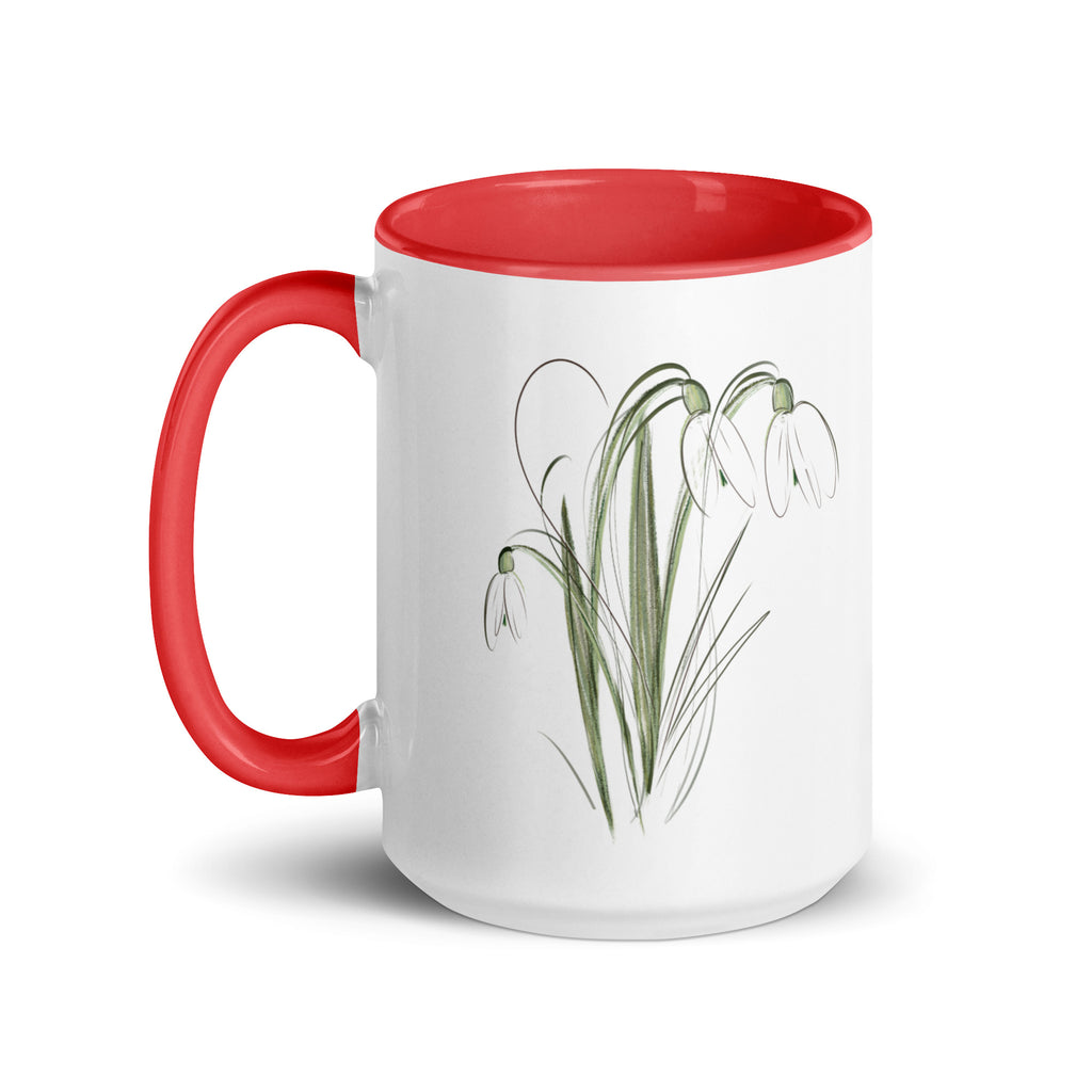 Ghiocei Vestitori Ai Primaverii - Mug with Color Inside