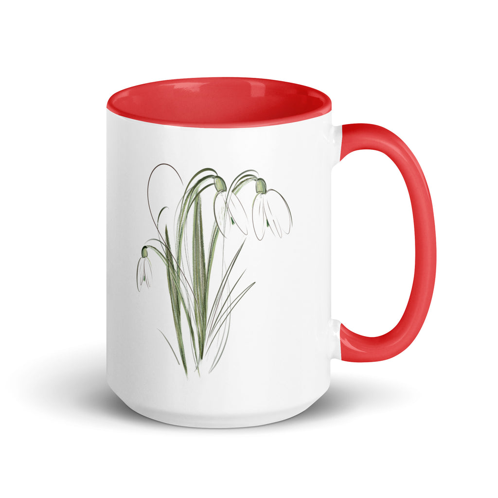 Ghiocei Vestitori Ai Primaverii - Mug with Color Inside