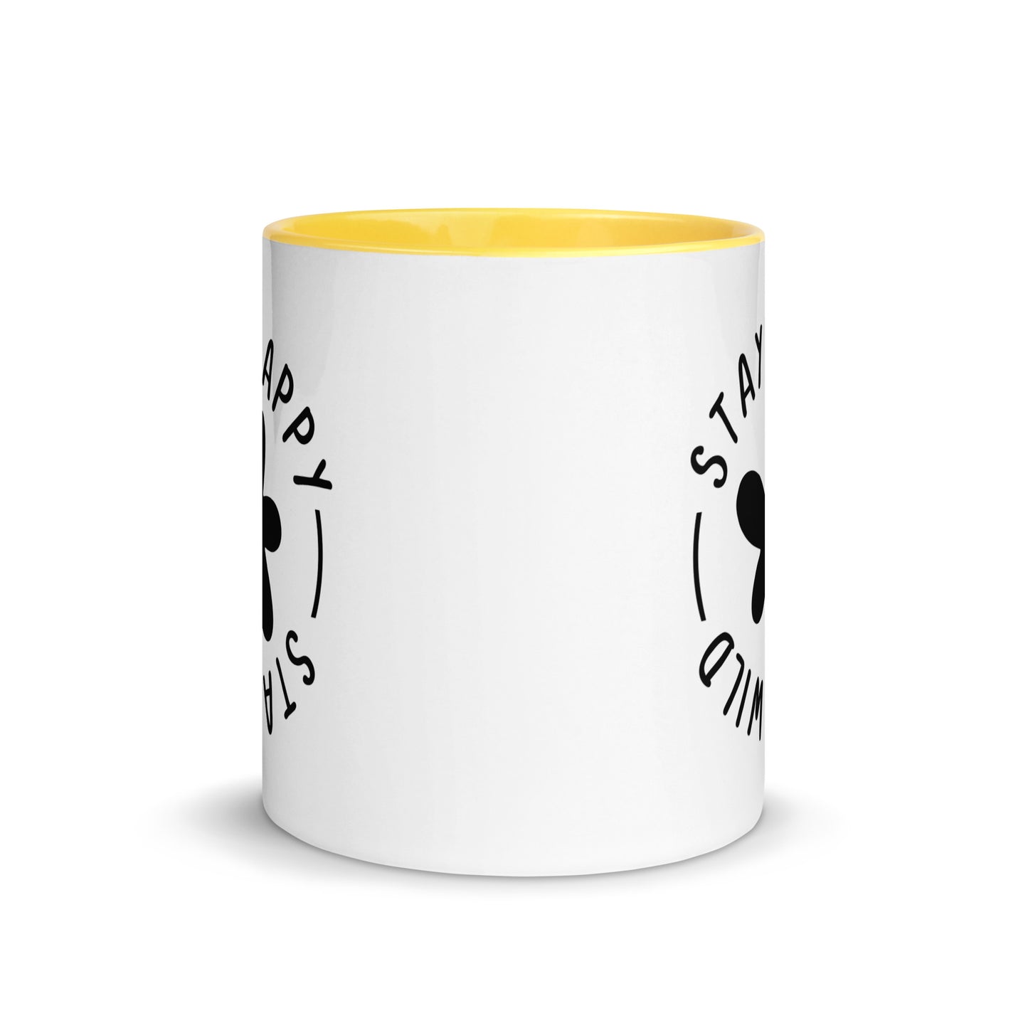 Stay Happy Stay Wild - Cana Mug with Color Inside