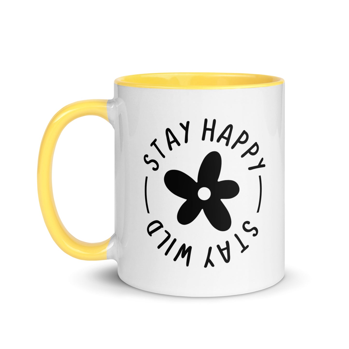 Stay Happy Stay Wild - Cana Mug with Color Inside