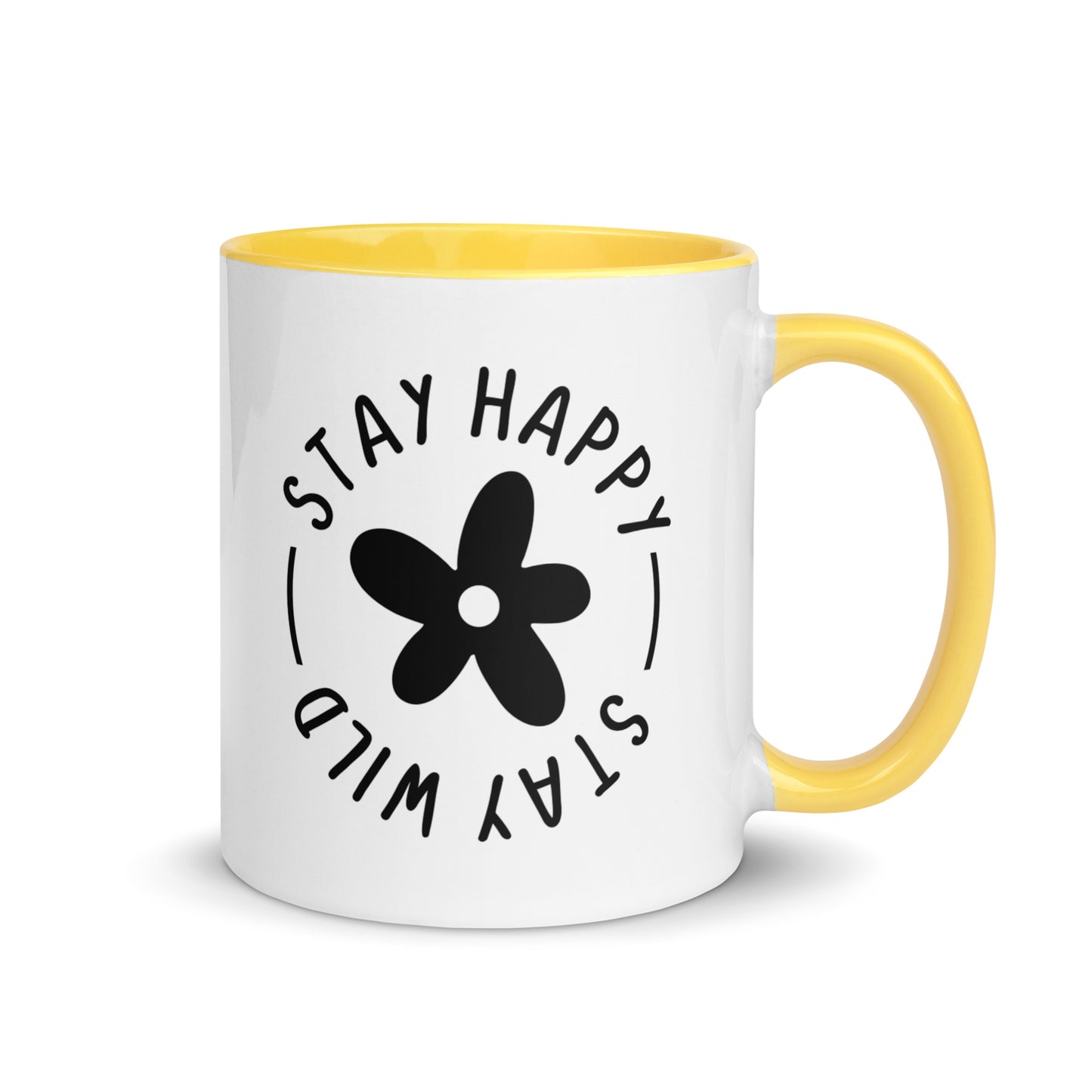 Stay Happy Stay Wild - Cana Mug with Color Inside