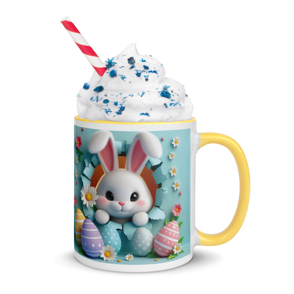 Cana cu Iepuras - Mug with Color Inside