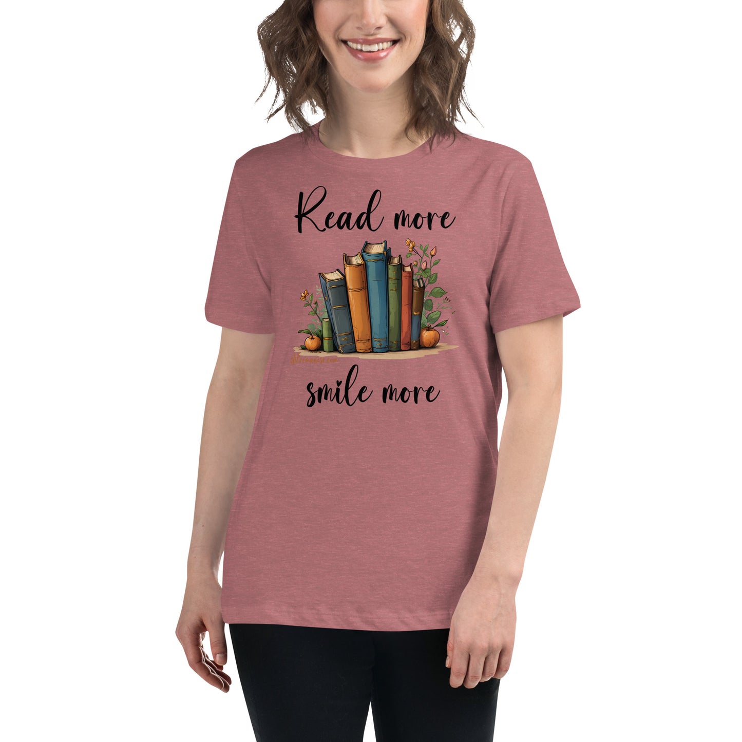 Read more, smile more - tricou femei
