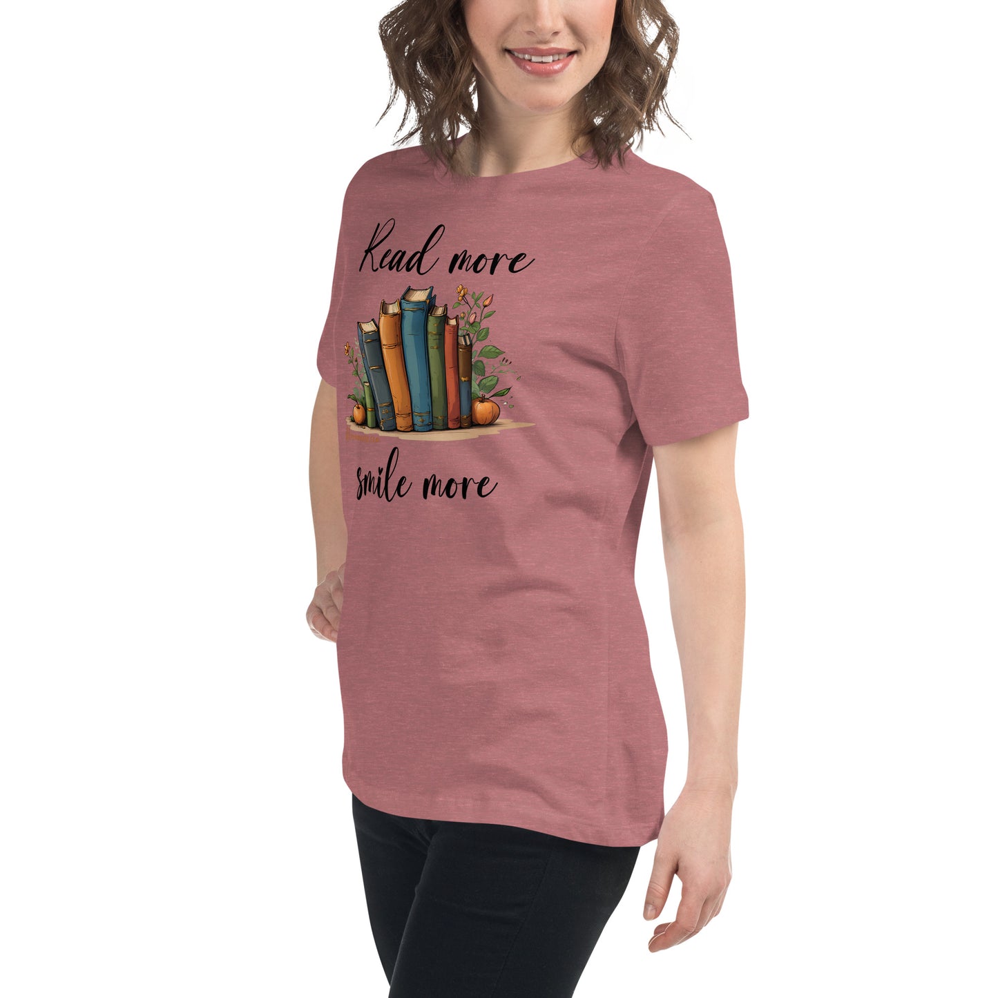 Read more, smile more - tricou femei