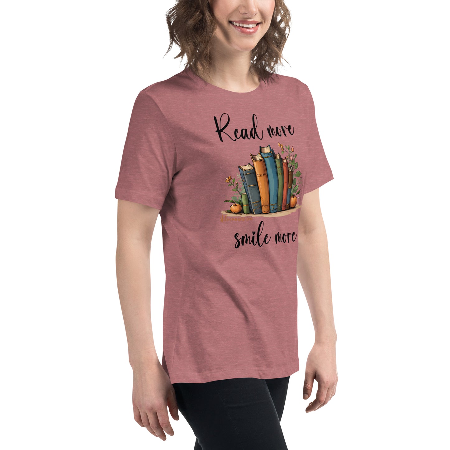Read more, smile more - tricou femei