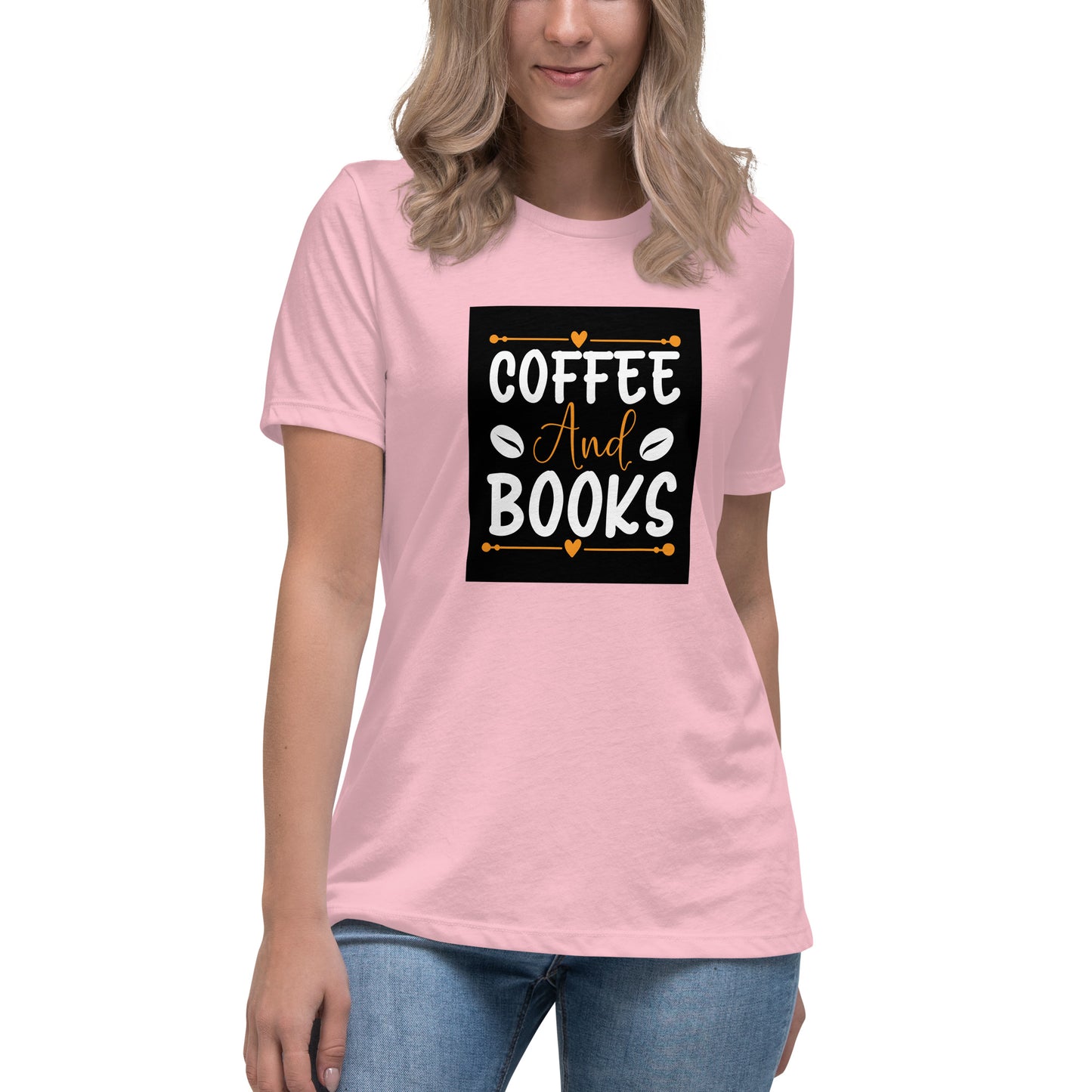 Coffee and Books  Tricou femei - Women's Relaxed T-Shirt