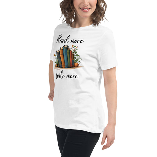 Read more, smile more - tricou femei