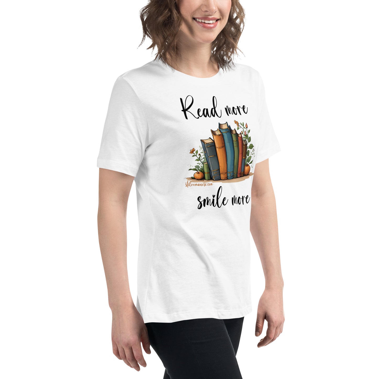 Read more, smile more - tricou femei
