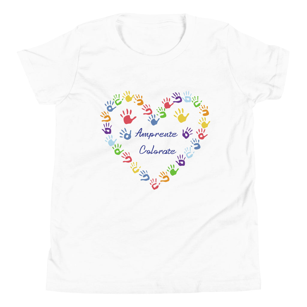 Amprente Colorate - Tricou Copii - Youth Short Sleeve T-Shirt