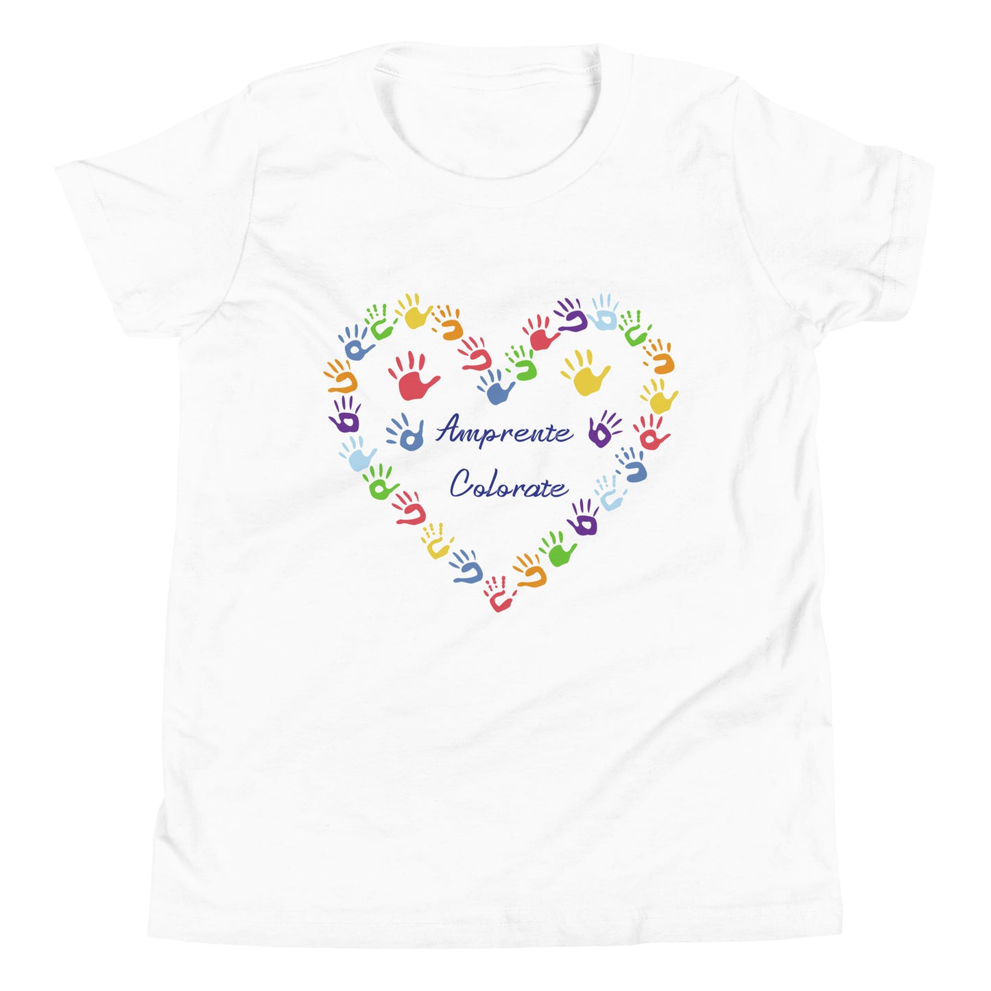 Amprente Colorate - Tricou Copii - Youth Short Sleeve T-Shirt