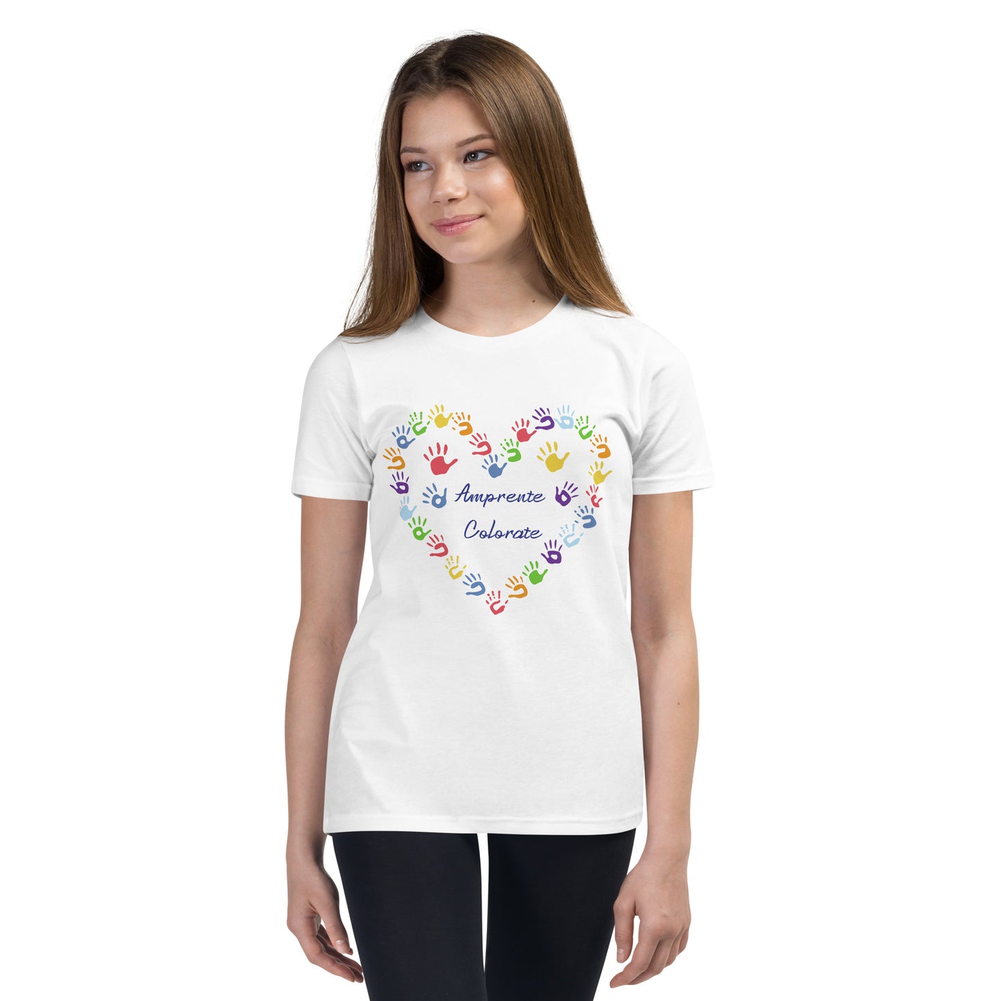 Amprente Colorate - Tricou Copii - Youth Short Sleeve T-Shirt